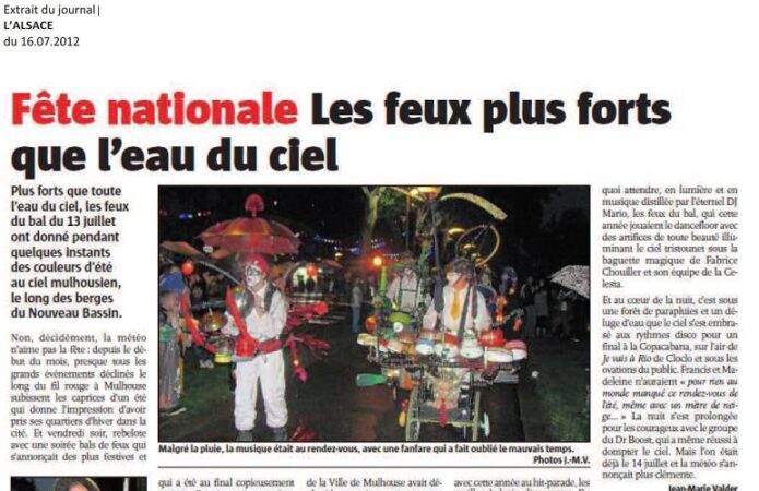 Presse Mulhouse 2012